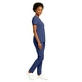 thumbnail image 3 of Hey Collection Women’s 5-Pocket Anti-Wrinkle Medical Scrub Set – V-Neck Top & Straight Leg Pants, Comfortable Flexible Nursing Uniforms, 3 of 5