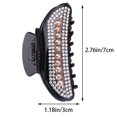 thumbnail image 6 of Vjnyvs 2PCS Glitter Rhinestone Hair Claws Clips For Women Alloy Hairpins Crab Clamp Horsetail Grab Clip Fashion Hair Accessories, 6 of 7