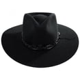 thumbnail image 2 of John Wayne McNally Wool Felt Western Hat - M - Black, 2 of 4