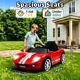 thumbnail image 3 of Xuanlur 12V Power Ride on Toys for Toddlers, Licensed Ford GT Ride on Cars for Kids, Kid Electric Car, Aged 1-5Y, 3 Speed, Red, 3 of 8