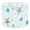 Color 1, variant on Linen Drum Lamp Shades Blue Ocean Coral Starfish Seashells Fish Coastal 13" x 13" x 10" Lampshade for Table Lamps Floor Lamps Lamp Shade Replacement Easy Assembly Required