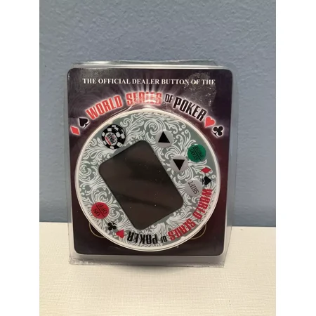 The Official Deal button of the World Series of Poker handheld game