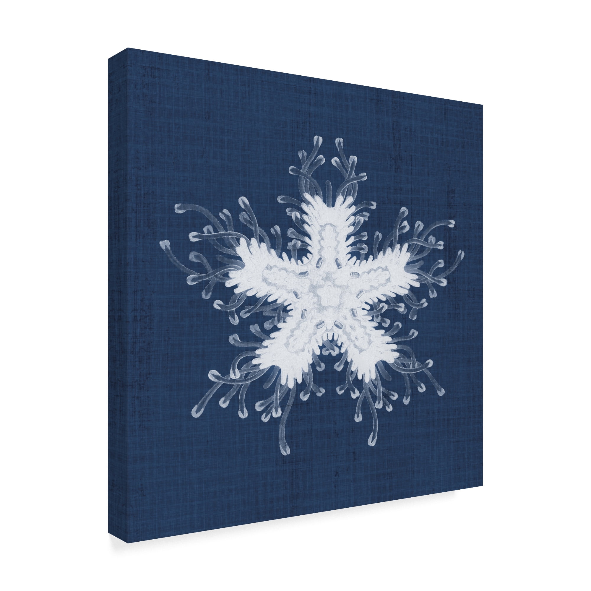 Trademark Fine Art 'Sea Anemone on Indigo III' Canvas Art by Vision Studio