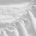 thumbnail image 4 of Spirit Linen Home - Twin Vintage Washed White Sheet Set, 4 of 5