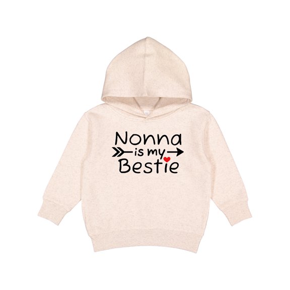 Inktastic Nonna is My Bestie Toddler Hoodie