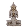 thumbnail image 4 of Estatua de Buda sentado meditando de piedra arenisca, adorno de escritorio, elegante y elegante, 7,5x5x11cm, para decoración de bonsái de jardín y Estilo C, 4 of 10