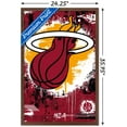 thumbnail image 3 of NBA Miami Heat - Maximalist Logo 23 Wall Poster, 22.375" x 34" Framed, 3 of 5