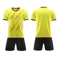 thumbnail image 2 of Ruyang Breathable Sport Jerseys for Kids Boys V-Neck Football Training Suit Youth Soccer Fans Shirt & Shorts Sets, 2 of 4
