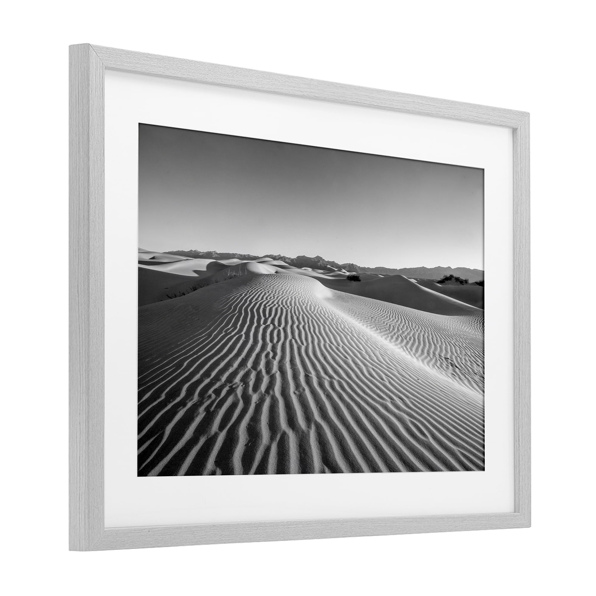 Stupell Industries Sand Waves In The Distance Gray Framed Print Under Glass, design by Jon Evan