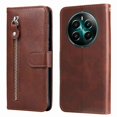 thumbnail image 1 of Estuche de Cuero PU con Cierre para Realme 12 Plus , Funda Protectora con Billetera y Correa, 1 of 6