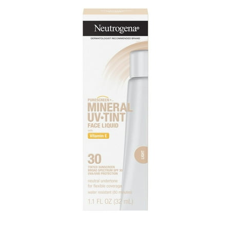 Neutrogena Purescreen+ Mineral UV Tinted Sunscreen SPF 30 - Light 1.4 oz