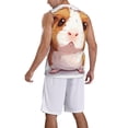 thumbnail image 2 of Naloa Cartoon Guinea Pig Basketball Jersey Reversible Men's Mesh Athletic Sports Shirts Training Practice S-4XLMedium, 2 of 6