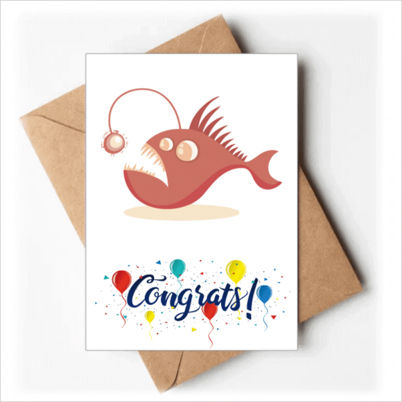 illustration de Poisson Mignon de Bande Dessinée Cartes de Mariage Félicitations Enveloppes de Voeux