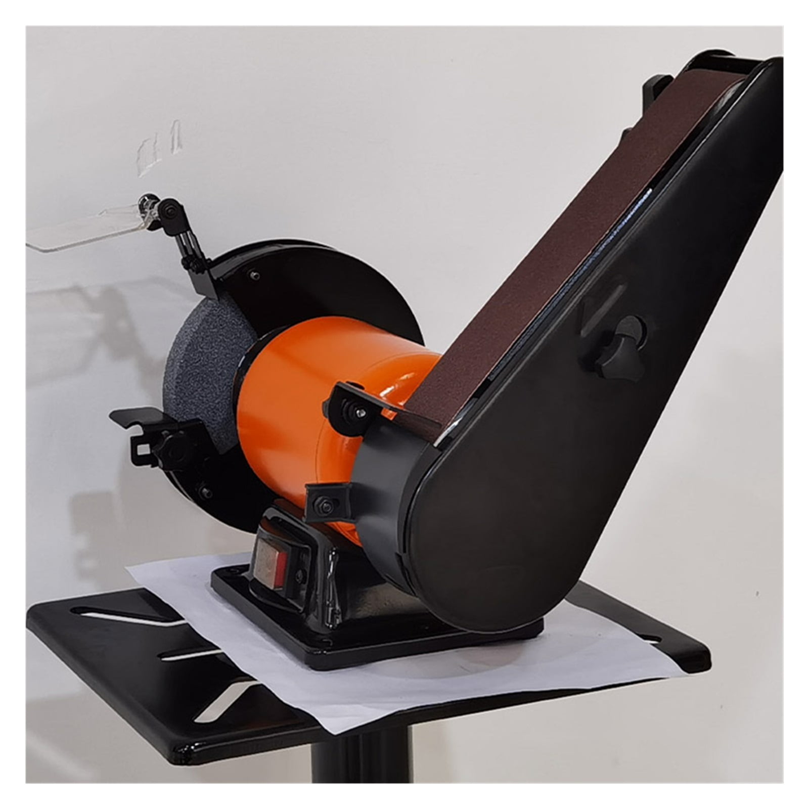High Precision Sanding Small Belt Sanding Machine Home Use Combo  Bench Grinder with Belt Grinder
