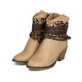 thumbnail image 5 of Nature Breeze Dallas-10 Women PU Paisley Wraparound Studded Cowboy Bootie, 5 of 5