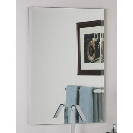 frameless mirror square silver decor beveled wonderland mirrors