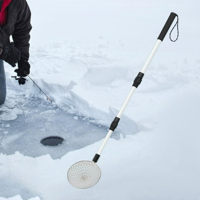 Cuchara para Pesca en Hielo, Cuchara para Hielo Ajustable, Cucharón para Pesca en Hielo, Equipo para Hielo Portátil Escalable, Herramienta para Pesca 11 centímetros
