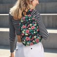 thumbnail image 5 of Easygdp Green Tropical Leaves Mochila de Lona Resistente para Laptop, Compatible con Laptops de 15 a 17 pulgadas, Ideal para Escuela, Trabajo y Viajes-Small, 5 of 5
