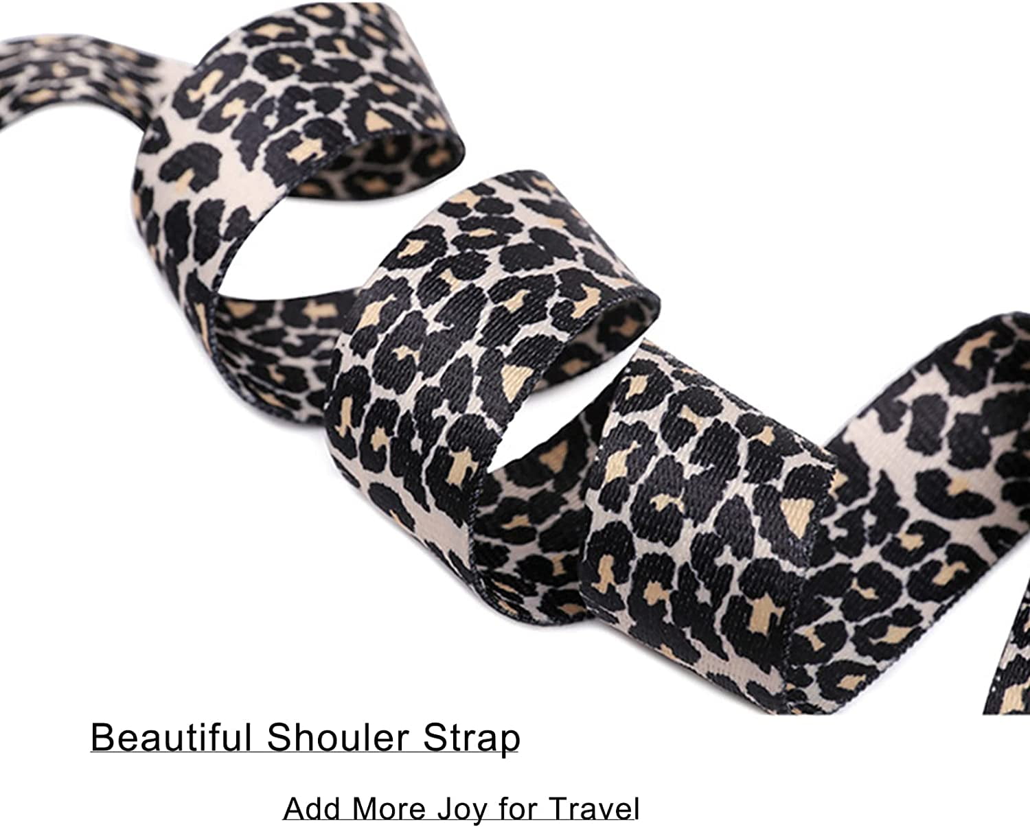 Women Shoulder Bag Vintage Crossbody Purse Handbag with Leopard Guitar Strap Hobo Satchel Bag