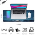thumbnail image 5 of Superior Gaming with Moonlight Mouse Pad - 31.5x11.8 Inch Large, Stitched Edges, Micro-Weave Cloth, Non-Slip Base, Water Resistant for Enhanced Gameplay, Perfect for Office & Home, 5 of 7