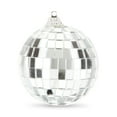thumbnail image 2 of (4 pack) Silver Disco Ball Christmas Ornaments, 6 Count, 0.08 kg, by Holiday Time, 2 of 3