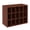Dark Cherry-15-Unit Organizer-Organizer, variant on Closetmaid 15 Cube Stackable Storage Organizer For Shoes  Bags Crafts Hobbies With Wood Shelves Closet Entryway Or Mudroom Dark Cherry