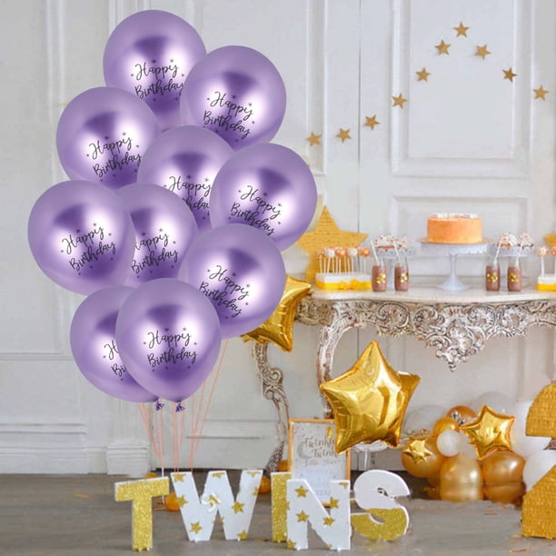 Muyoka Globos Willkey de varios colores, globos de látex arcoíris, globos multicolores brillantes para decoración de fiestas, suministros de fiesta de cumpleaños o decoración de guirnaldas de arco Muyoka Hogar
