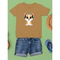 thumbnail image 3 of Corgi With Headsets T-Shirt Juniors -Image by Shutterstock,  Medium, 3 of 4