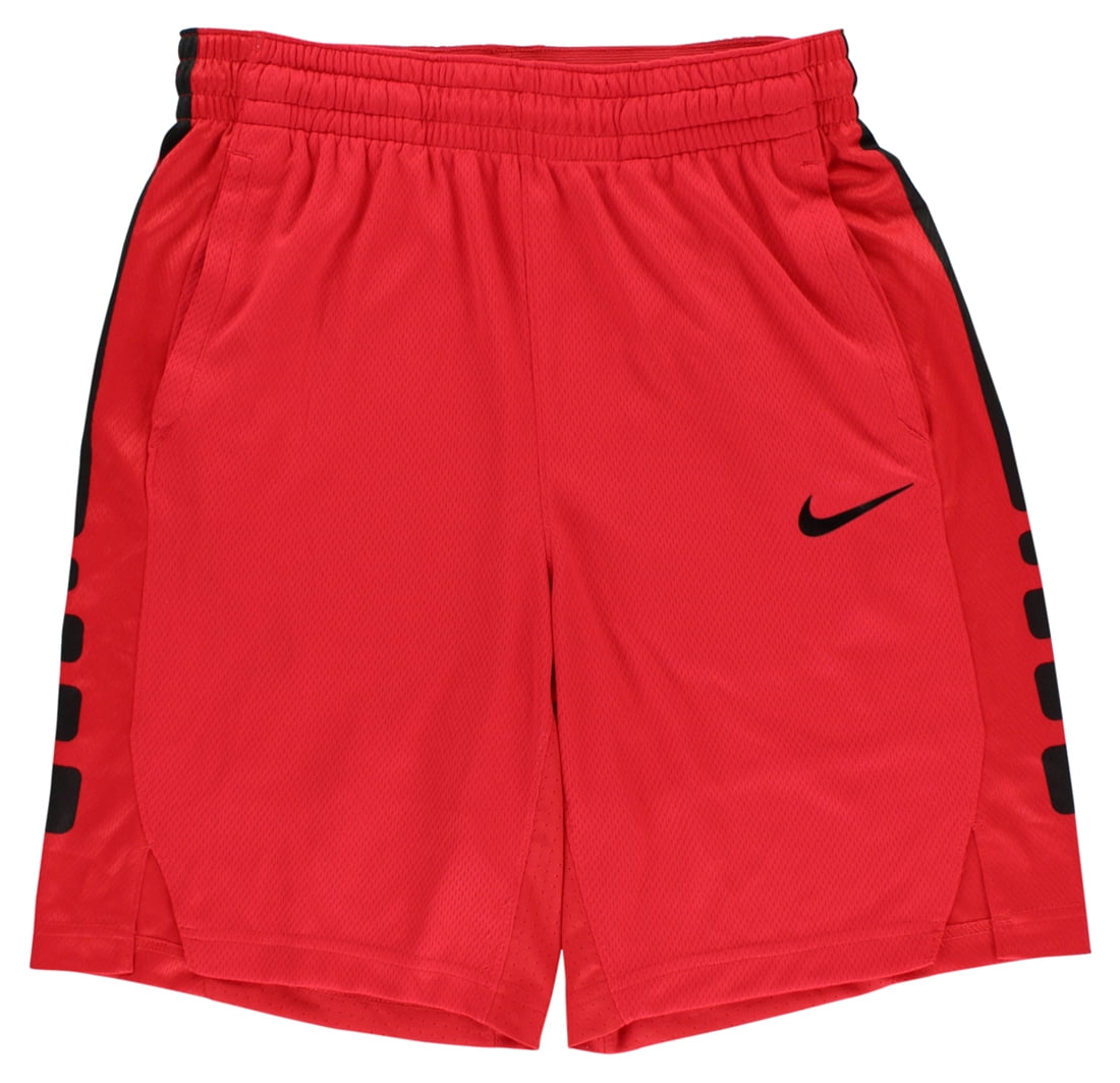 black and red nike basketball shorts