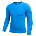 thumbnail image 5 of KOOYET Men Long Sleeve Sports Compression Basketball Running Tight T Shirts Fast Drying Fitness GYM Base Layer, 5 of 6