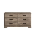 thumbnail image 4 of Prepac Commode rustique Ridge blanche à 6 tiroirs, 18,25"P x 53,25"L x 28,5"H, 4 of 7