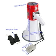 Megaphone Mega Phone Bull Horn Microphone Cheerleading Protest Rally 50W