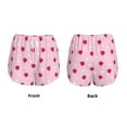 thumbnail image 4 of Disketp Strawberry And Heart Print Women's Shorts Workout Shorts for Athletic Gym Running Shorts with Phone Pockets Medium, 4 of 8
