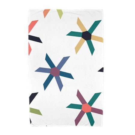 Simply Daisy 30" x 60" Pinwheel Pop Geometric Print Beach Towel