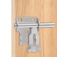 thumbnail image 5 of Thicken Door Lock Stainless Steel Bolt Latch Padlock Clasp Set Drawer Cupboard, 5 of 5