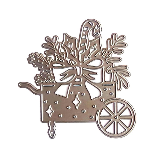 Troqueles De Corte De Acero Al Carbono Con Forma De Carro, Molde Decorativo Para Álbum De Recortes, Molde Artesanal Para Corte De Papel, Troqueles Plateados Para Hacer Tarjetas, Álbumes De Recortes Guardurnaity HA019549-00
