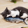 thumbnail image 3 of Flmtop Chat Électrique Sautant Simulation Poisson Jouet Chaton USB Charge Animaux Fournitures, 3 of 9