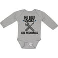 thumbnail image 3 of Inktastic Best Uncles Are Mechanics Boys or Girls Long Sleeve Baby Bodysuit, 3 of 5