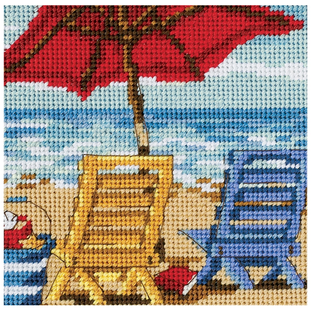 Dimensions Mini Needlepoint Kit 5/"X5/"-Gentle Strength Stitched In Thread