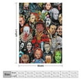 thumbnail image 3 of Horror Blanket Movie Flannel Throw Blankets Soft Pile Cozy Plush Throw Blanket for All Seasons, 3D Printed Warm Blanket for Sofa Beds Home Decor, 3 of 10