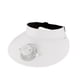 thumbnail image 2 of Sombrero solar con ventilador de carga USB - Gorro portátil para exteriores con ventilador silencioso para protección solar, playa, viajes, conducción - ajustable, blanco, 2 of 8