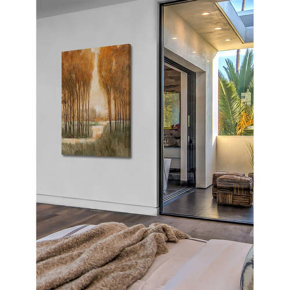 Marmont Hill "Golden Forest I" Painting Print on Wrapped Canvas