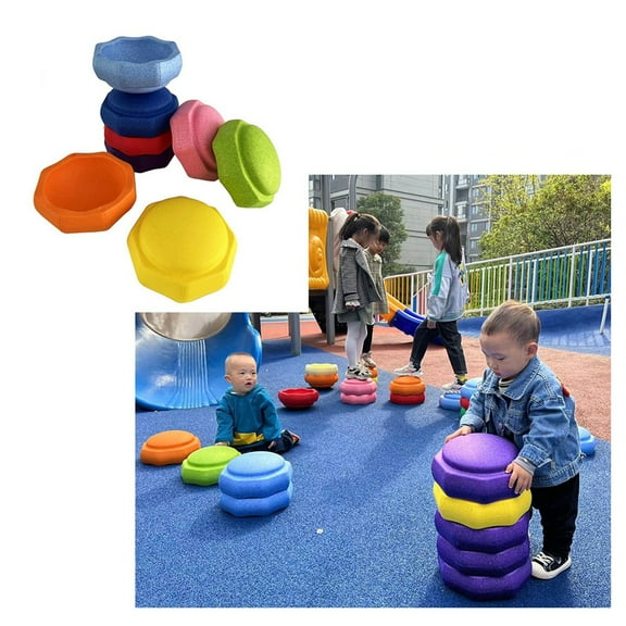 Balance Stepping Stones for Kids, Toddler Stepping Stones,Stepping Stones for Toddlers,Sensory Stepping Stones,and also a Balance Board for kids and a Swing Stool