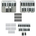 thumbnail image 4 of 52 36 Pcs/Set White Black Keys Piano Keytops Kit Replacement Tuning Repair Tool, 4 of 4