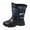 Blue, variant on Patlollav Mens Winter Snow Boots Waterproof Warmest Plus Plush Outdoor Non-Slip Shoes Men Mid-Calf Boots