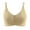 Beige, variant on Bralettes for Women Custom Gym Push Up Elastic Straps Front Zipper Yoga Sports Bra For Women High Sports Bra Black 42
