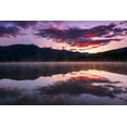 thumbnail image 2 of Bishop, Russ 24x17 White Modern Wood Framed Museum Art Print Titled - Sunrise at Edith Lake-Jasper National Park-Alberta-Canada, 2 of 4