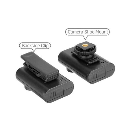 BOYA - Dual-Channel Wireless Receiver With Two Transmitters  Microphone Kit