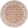 thumbnail image 2 of Safavieh Heirloom Rayen Oriental Polyester Area Rug, Beige/Light Rust, 6'7" x 6'7" Round, 2 of 9