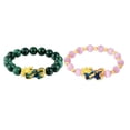 thumbnail image 1 of 2 paquetes de Feng Shui Obsidian Gold Bracelet Jewelry Atrae y, 1 of 9